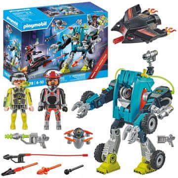 Playmobil 71578 Robot protiv jedrilice Set od 96 dijelova ZA5993