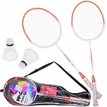 JOKOMISIADA Kompletan set za badminton: Reketi + 2 loptice za loptanje, torbica SP0819