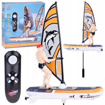 JOKOMISIADA Daljinski upravljani, svjetleći WINDSURFER plutajući s daljinskim upravljačem RC0740