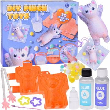 JOKOMISIADA Serija kreativnih kompleta: DIY CATS SLOOMER - antistresni privjesak za ključeve ZA5984