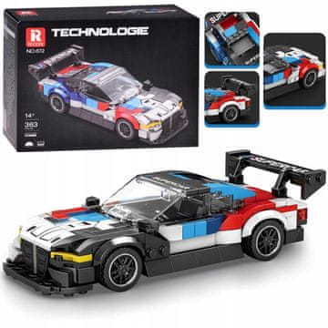 JOKOMISIADA Tehnički blokovi Superauto RACING boja, spojler 363-dijelni ZA5780