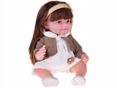 JOKOMISIADA Mekana gumena lutka 30 cm TOSIA duga kosa + bočica i pelena ZA5832