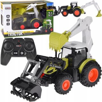 JOKOMISIADA Daljinski upravljani traktor, bager-utovarivač, buldožer s daljinskim upravljačem RC0718