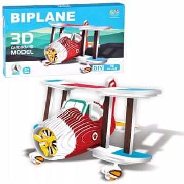 JOKOMISIADA 3D slagalica kartonski model AVION uradi sam DIY 62 dijela ZA5721