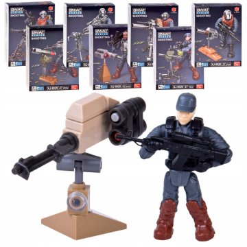JOKOMISIADA Blokovi policajac SWAT pokretna figura vojnik model za sastavljanje ZA5724