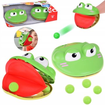 JOKOMISIADA Rukavica za pucanje s bacačem x2 arkadna igra FROG + kuglice ZA5604