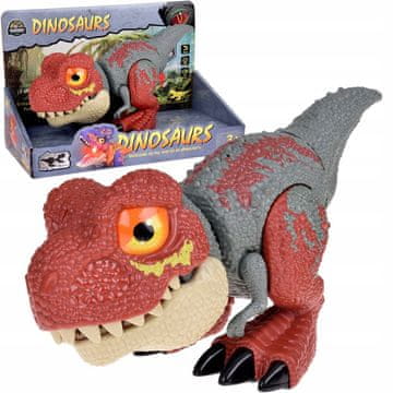 JOKOMISIADA Pokretni DINOSAUR Tiranosaur Rex Zvuk + Svjetlo CRVENI ZA5589
