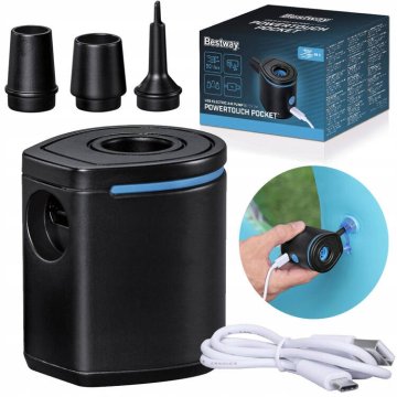 Bestway električna USB zračna pumpa s nastavcima 62289