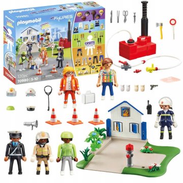 Playmobil My Figures Rescue akcijske figure za građevne blokove 120 komada ZA5433