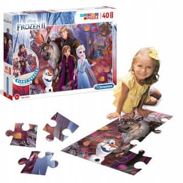 Clementoni Slagalica od 40 dijelova Frozen 100x70 ZA5426