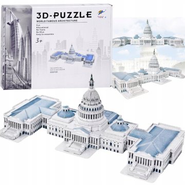 JOKOMISIADA 3D slagalica Capitol Hill od 132 dijela ZA5400