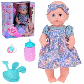 JOKOMISIADA Set gumenih lutkica za bebe + pribor + pića + piške + pokreti očiju ZA5154