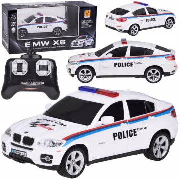 JOKOMISIADA BMW X6 sportski policijski automobil s daljinskim upravljačem RC0660 BI