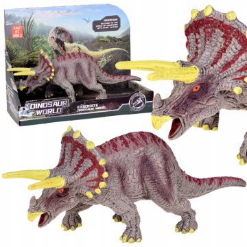 JOKOMISIADA Figurica Triceratopsa Dinosaura, Gumene igračke za djecu ZA5192