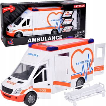 JOKOMISIADA Hitna medicinska pomoć Otvarajuća kola hitne pomoći sa zvukom i svjetlom ZA5217