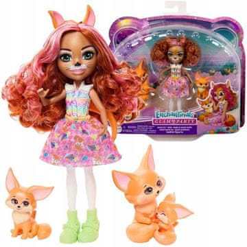 Enchantimals Filigree Fox Lutka Fox Obiteljski set Perk ZA5106