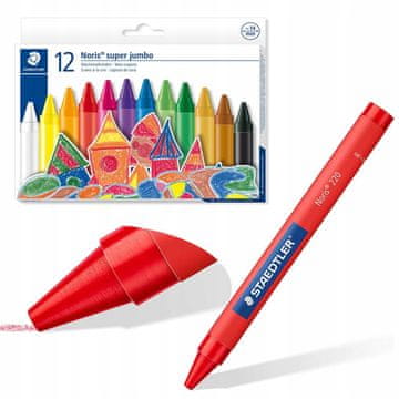 Staedtler Debele Jumbo voštane bojice 12 voštanih bojica AP0010