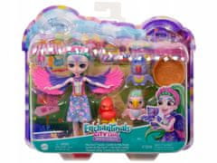 Enchantimals Filia Finch lutka i slatka obitelj papiga ZA5089