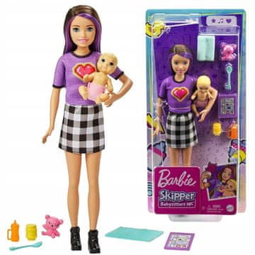 Barbie Skipper lutka čuvalica djece + dodaci za bebe GRP11 ZA5084