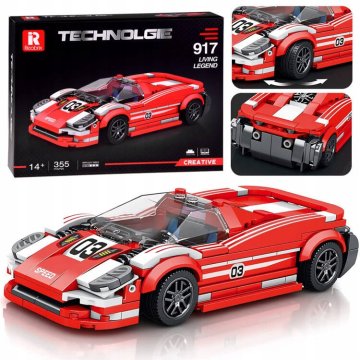 JOKOMISIADA Tehnički blokovi Sportski automobil Living Legend 917 CRVENI 355-dijelni ZA4754