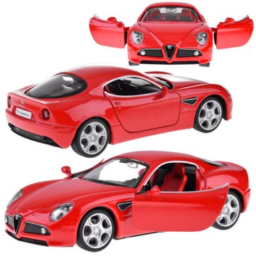 MS Alfa Romeo 8C Competizione metalni model automobila mjerilo 1:32 svjetla ZA4607