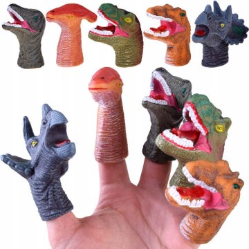 JOKOMISIADA Gumene figurice dinosaura za prste 5 ZA4333