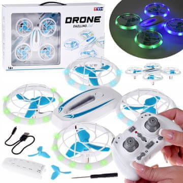 JOKOMISIADA Kvadkopter LED dron sa spektakularnom rasvjetom i super akrobacijama + daljinski upravljač RC0737
