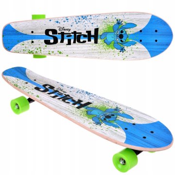 JOKOMISIADA Disney STITCH Dječji drveni skateboard do 50 kg SP0843