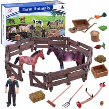 JOKOMISIADA SERIJA S FARMSKE ŽIVOTINJE Veliki set figurica FARMSKE ŽIVOTINJE KONJI ZA2991