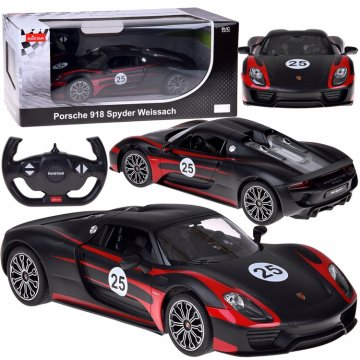 JOKOMISIADA Rastar automobil na daljinsko upravljanje Porsche 918 Spyder 1:14 s daljinskim upravljačem i svjetlima RC0711