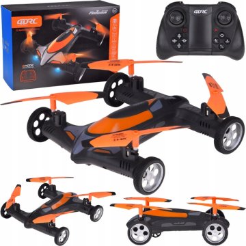 JOKOMISIADA Daljinski upravljani DRON kvadkopter s kamerom 2 u 1 letenje + vožnja RC0725 PO