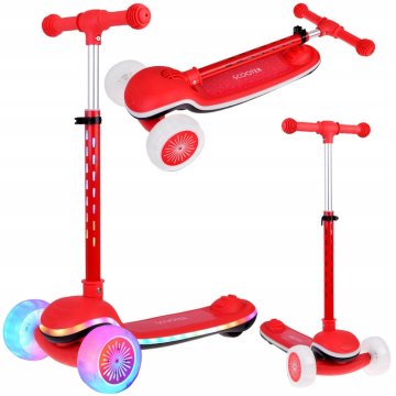 JOKOMISIADA Balansirajući skuter SCOOTER s 3 kotača ŠARENA SVJETLA i GLAZBA SP0812