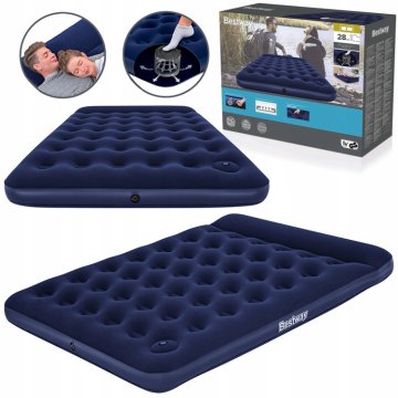 Bestway madrac za kampiranje za 2 osobe 203x152cm - ugrađena pumpa za noge 67226