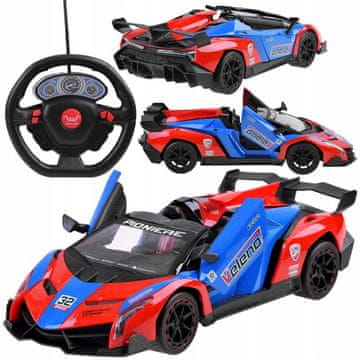 JOKOMISIADA Sportski automobil s otvarajućim vratima + daljinski upravljač RC0583