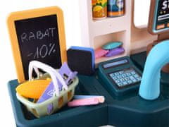 JOKOMISIADA Blagajna supermarketa + 71 kom. dodatne opreme Sound ZA4279