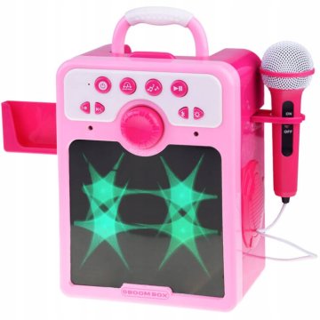 JOKOMISIADA Rozi Boombox glazbeni zvučnik za djecu s mikrofonom IN0166