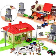 JOKOMISIADA SERIJA S FARMSKE ŽIVOTINJE Velika farma + traktor i životinje 125 komada ZA4823