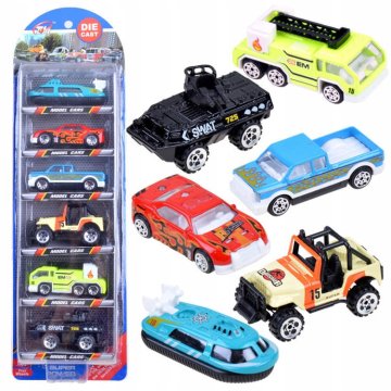 JOKOMISIADA Set od 6 komada metalnih automobila ZA3505