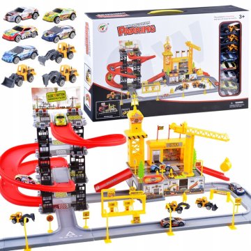 JOKOMISIADA Set 2 u 1 Parking Gradilište Auto Bager ZA3206