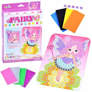 JOKOMISIADA Kreativna mozaična pjenasta naljepnica Fairy ZA3274
