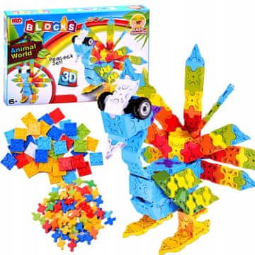 JOKOMISIADA Šarene kreativne 3D kocke PAW 227 kom ZA2519