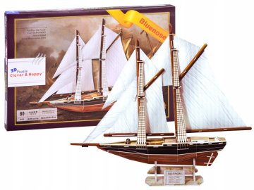 JOKOMISIADA 3D slagalica jedrenjak BLUENOSE 80 dijelova ZA2906