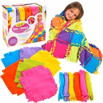 JOKOMISIADA Kreativni set za DIY flis patchwork deku ZA1551