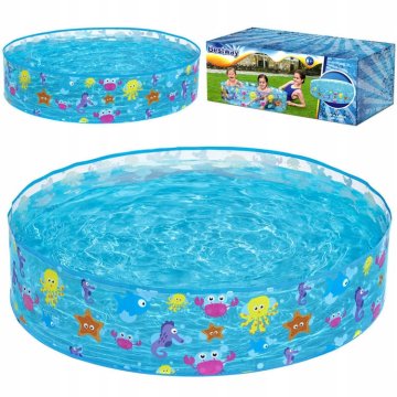 Bestway DJEČJI BAZEN Vrtni ekspanzijski bazen sa životinjama 122x25cm 55028
