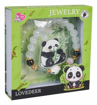Set nakita Panda White Bracelet izrađen s pažnjom posvećenom detaljima
