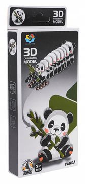 RAMIZ 3D slagalica Panda prikladna za uzrast od tri godine. Značajke