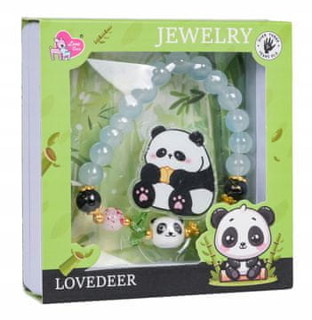 Set nakita za narukvice Panda Blue za uzrast od tri godine i više