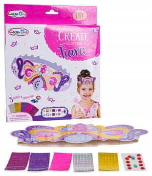 RAMIZ DIY tijara s krunom princeze s dvostupanjskim podešavanjem opsega