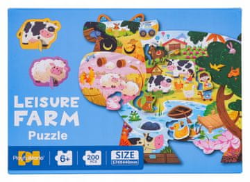 RAMIZ Set slagalica s motivom farme od 200 dijelova pozitivno utječe na naše vizualno pamćenje.