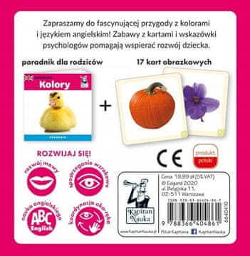 Edukativna igra "Engleske boje" za djecu 2+ Učenje engleskog jezika